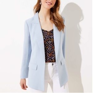LOFT NWOT Open Modern Blazer Light Blue